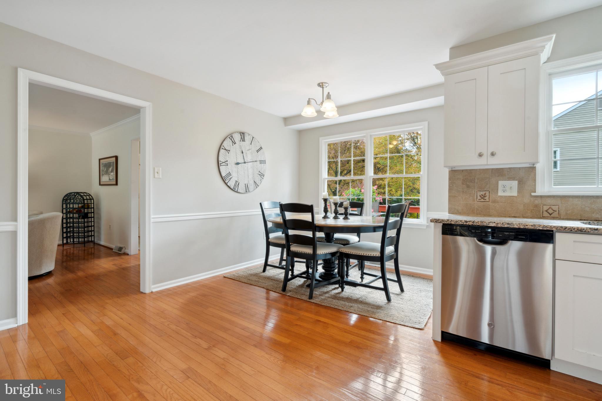 146 Poplar Road Newtown Square, PA 19073 - Photo 11 of 34 Eat-In Kitchen Into Living Room