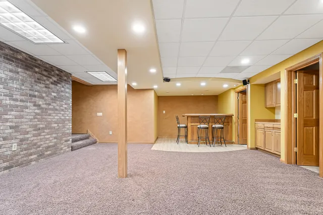 a play room with furniture