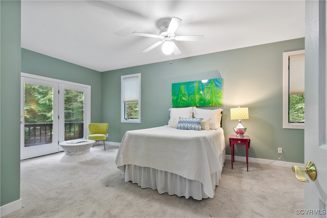 12293 Stancroft Road Rockville, VA 23146 - Photo 20 of 49 Carpeted bedroom with access to exterior and ceili