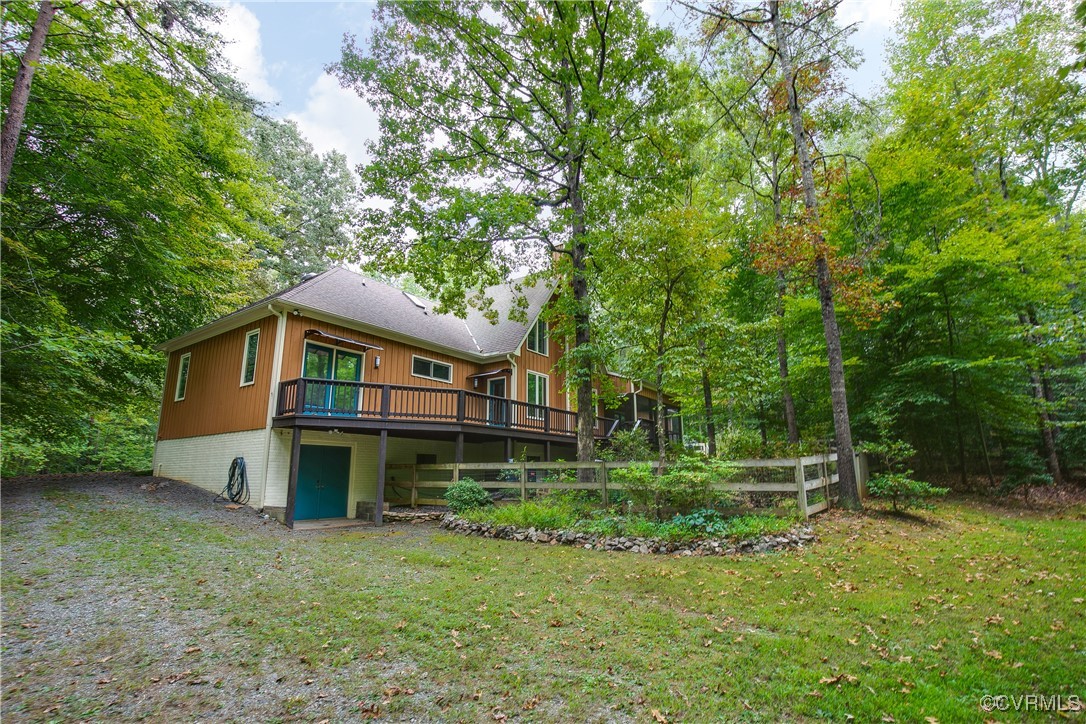 12293 Stancroft Road Rockville, VA 23146 - Photo 49 of 49 View of yard featuring a wooden deck