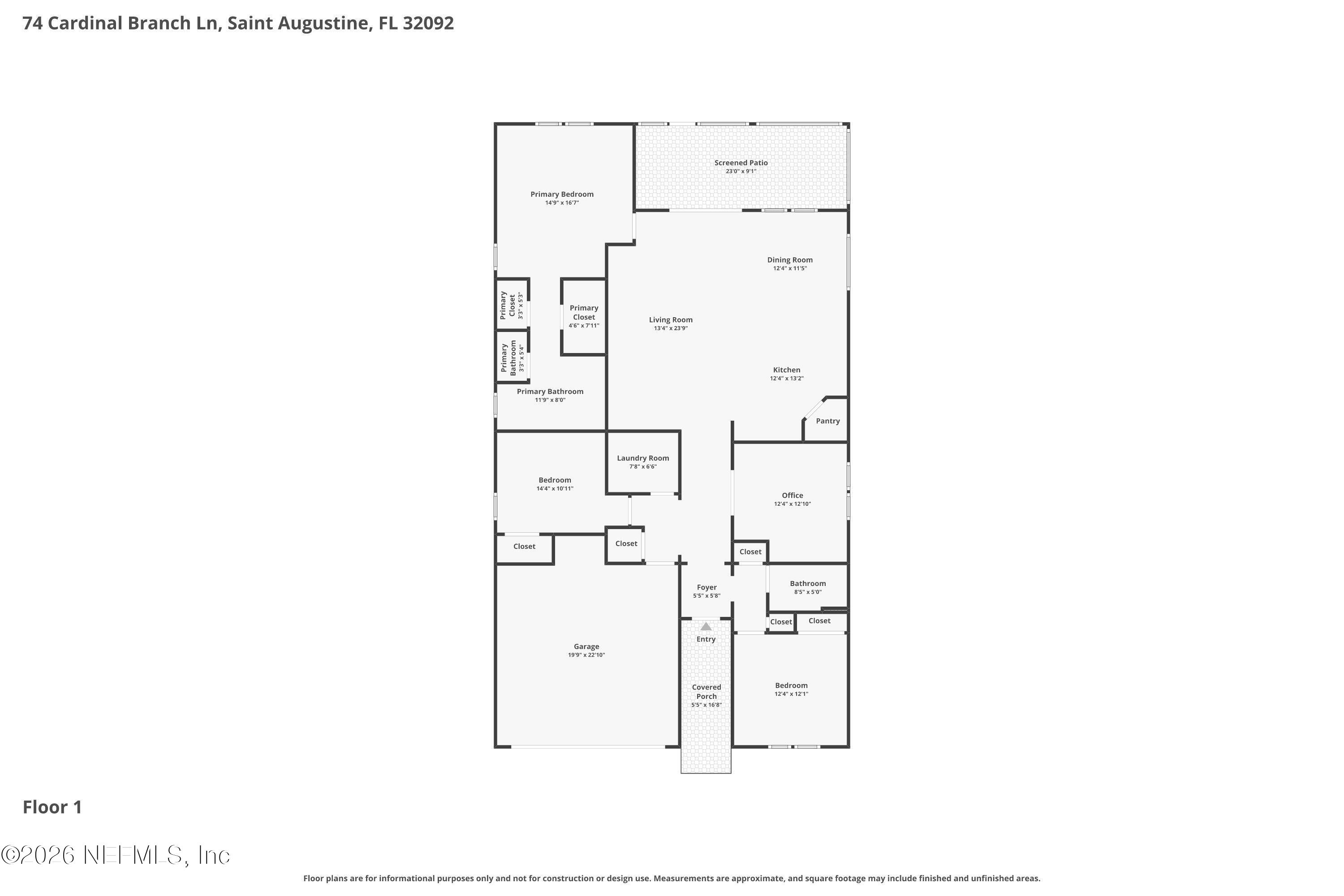 74 Cardinal Branch Lane St. Augustine, FL 32095 - Photo 54 of 54 Floor-1