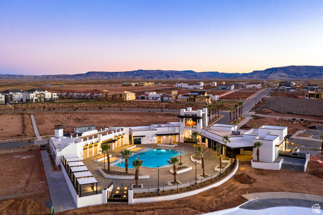 707 Spring Lily Drive St. George, UT 84790 - Photo 43 of 43 Expansive community pool with integrated spa and surrounding deck