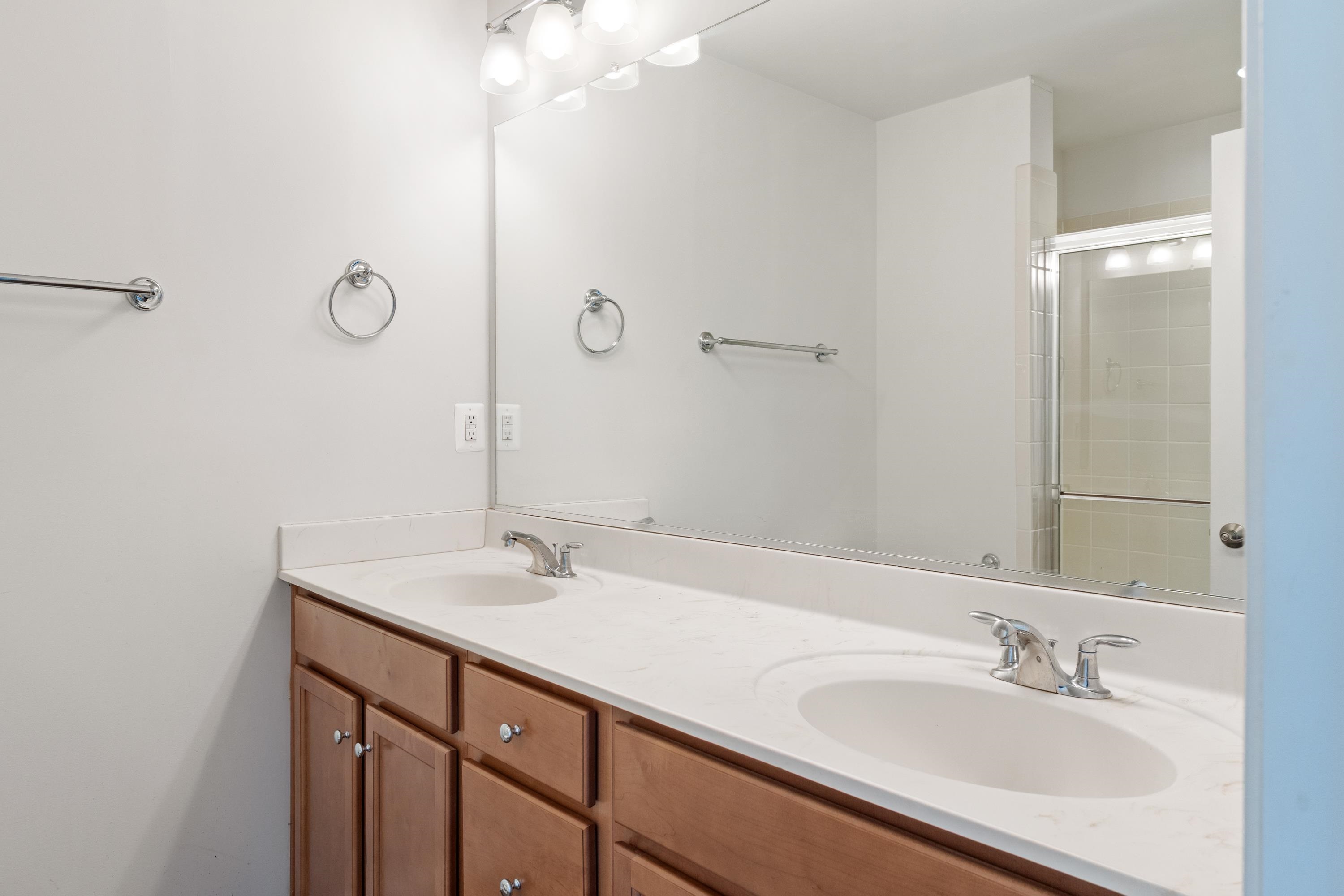 4416 Alston Street Crozet, VA 22932 - Photo 22 of 36 a bathroom with a sink and a mirror