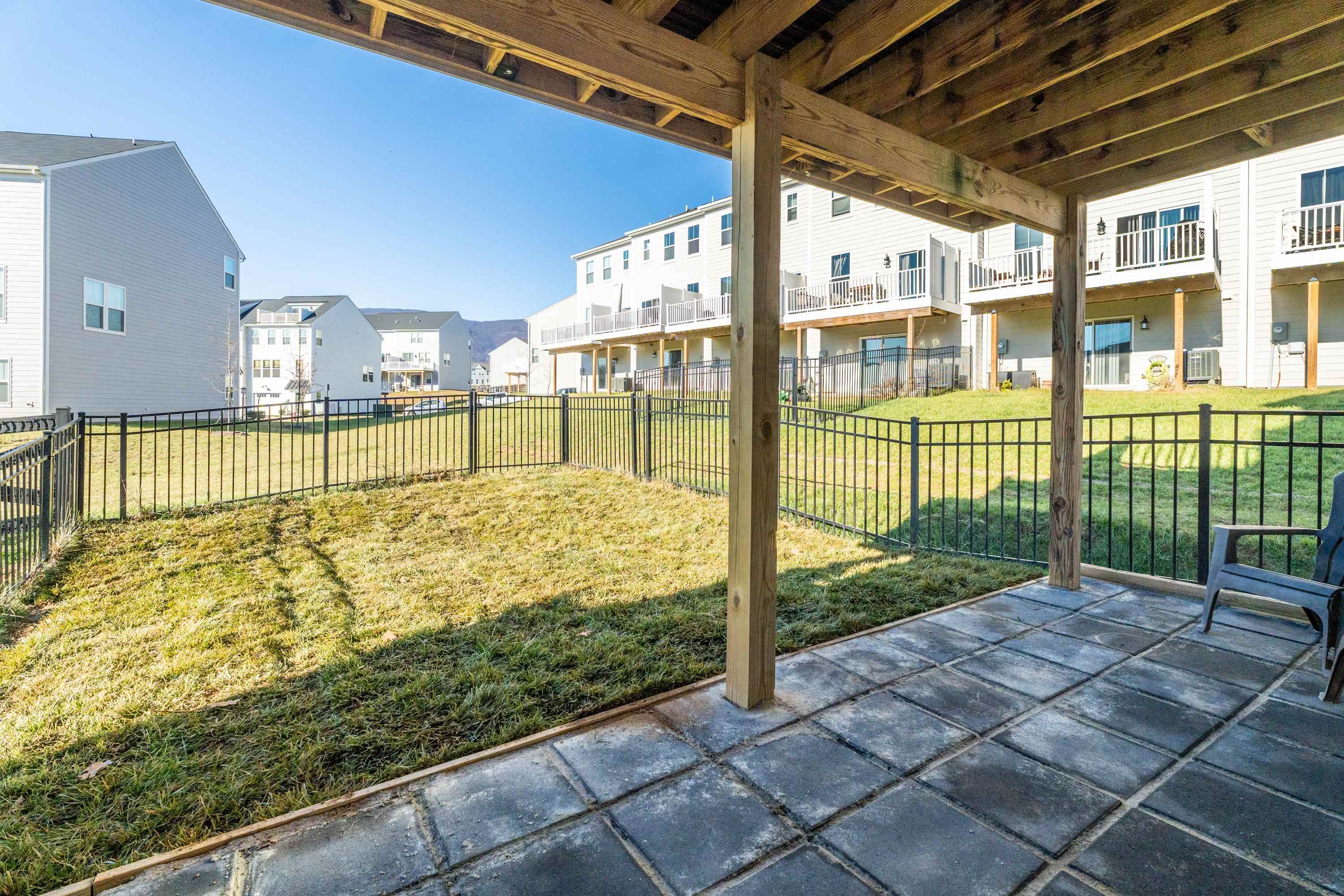 4416 Alston Street Crozet, VA 22932 - Photo 32 of 36 a view of backyard with wooden fence