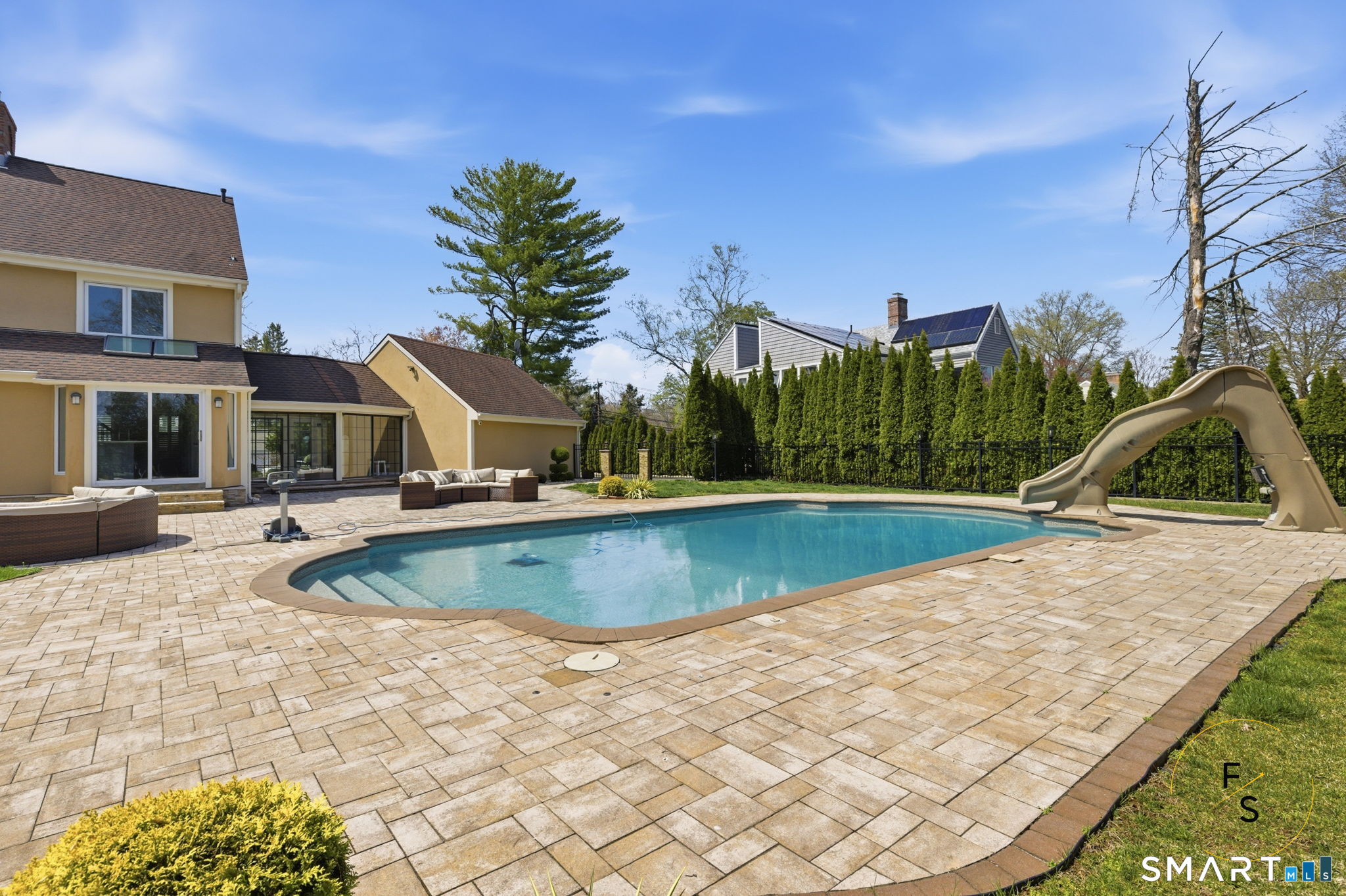 508 Highland Street Wethersfield, CT 06109 - Photo 37 of 40 a view of swimming pool and a yard