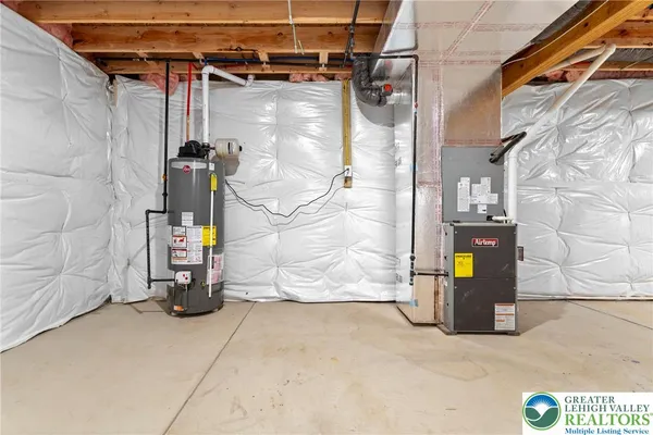 a view of water heater room