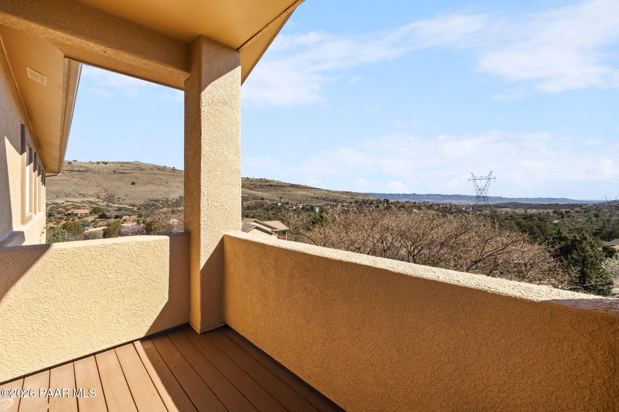 4677 Sharp Shooter Way Prescott, AZ 86301 - Photo 39 of 64 a view of balcony with furniture