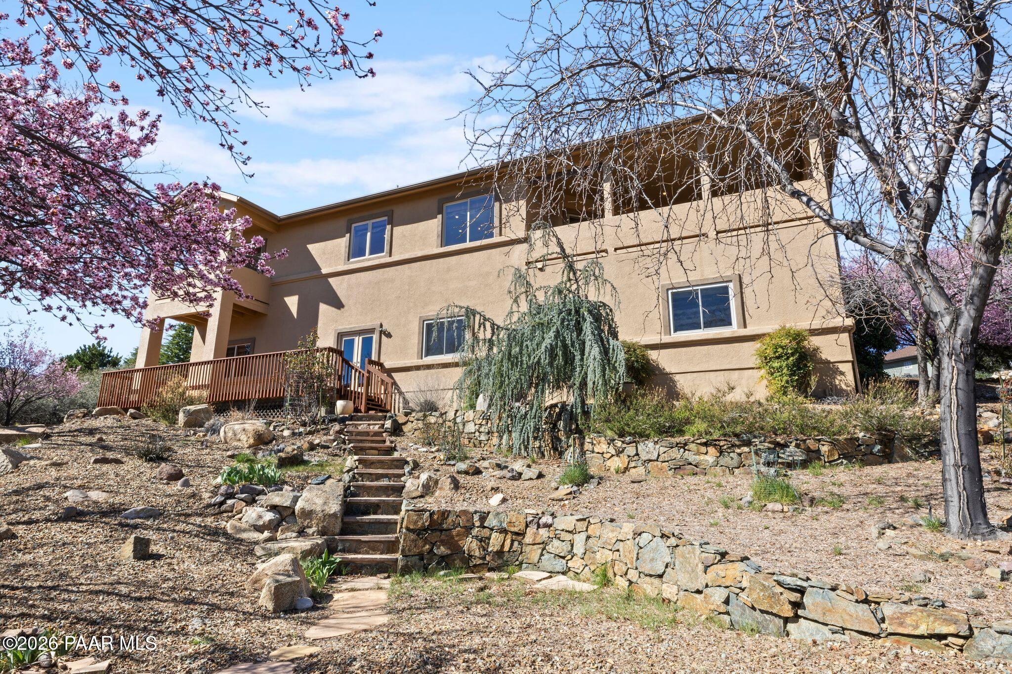 4677 Sharp Shooter Way Prescott, AZ 86301 - Photo 55 of 64 a view of a house with a yard covered in snow