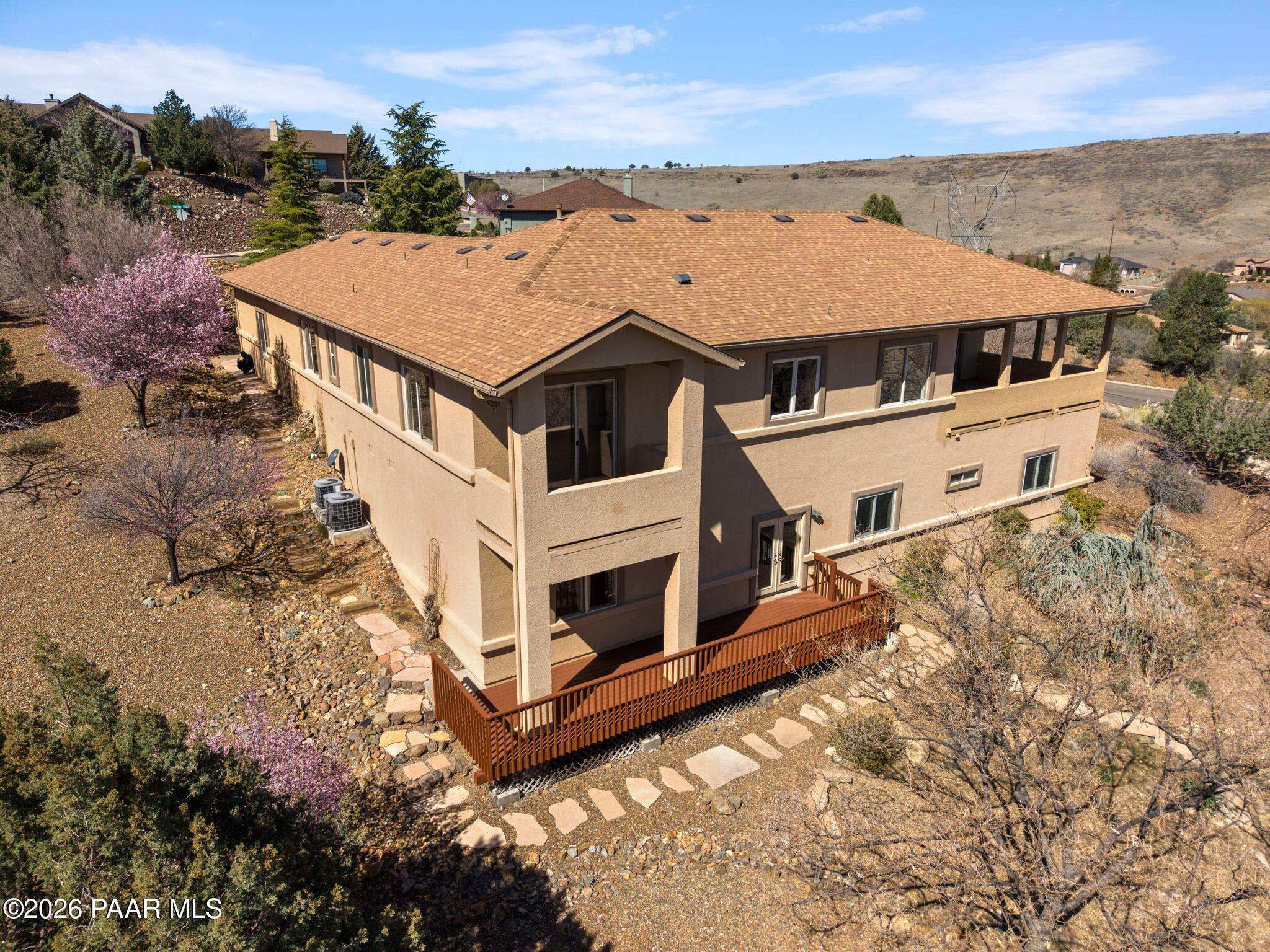 4677 Sharp Shooter Way Prescott, AZ 86301 - Photo 58 of 64 an aerial view of a house with a yard