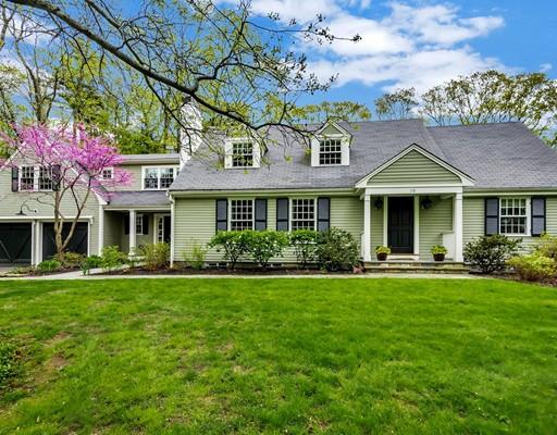 26 Old Farm Road Lincoln, MA 01773 - Photo 1 of 30 a front view of a house with a garden