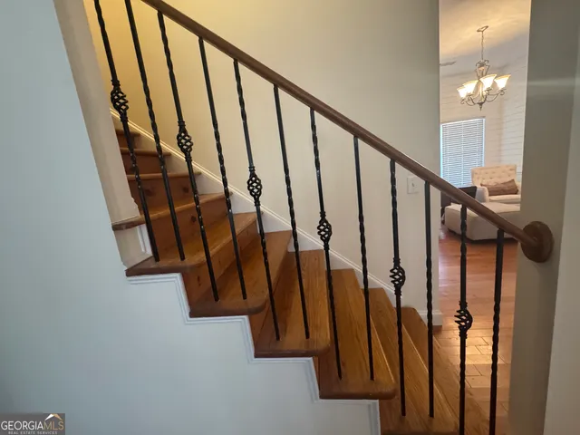 a living room with a fireplace