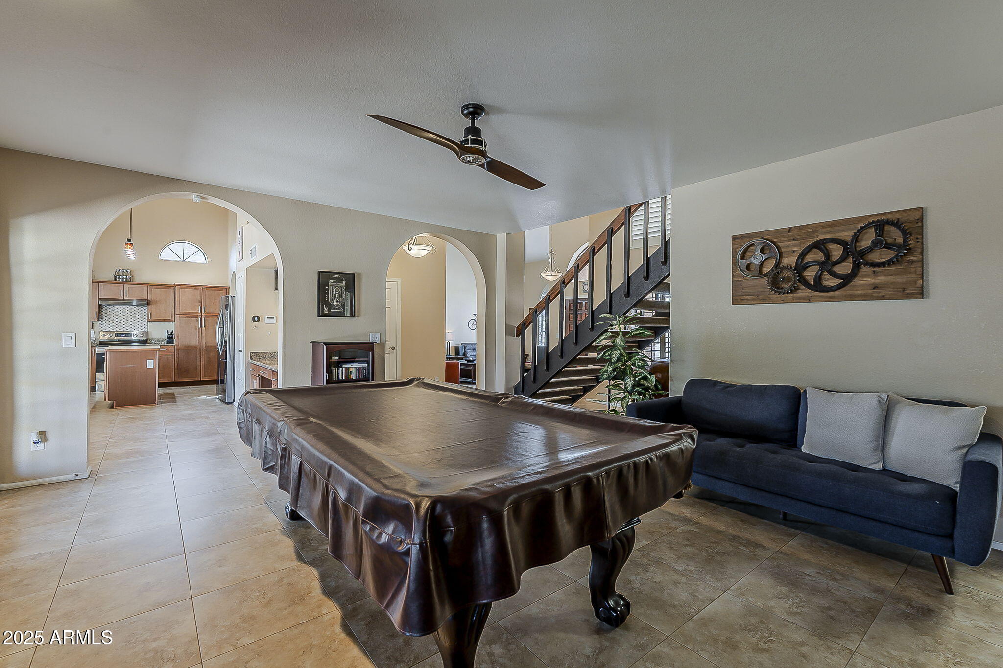 1927 East Ranch Road Tempe, AZ 85284 - Photo 18 of 64 a living room with furniture and a wooden floor