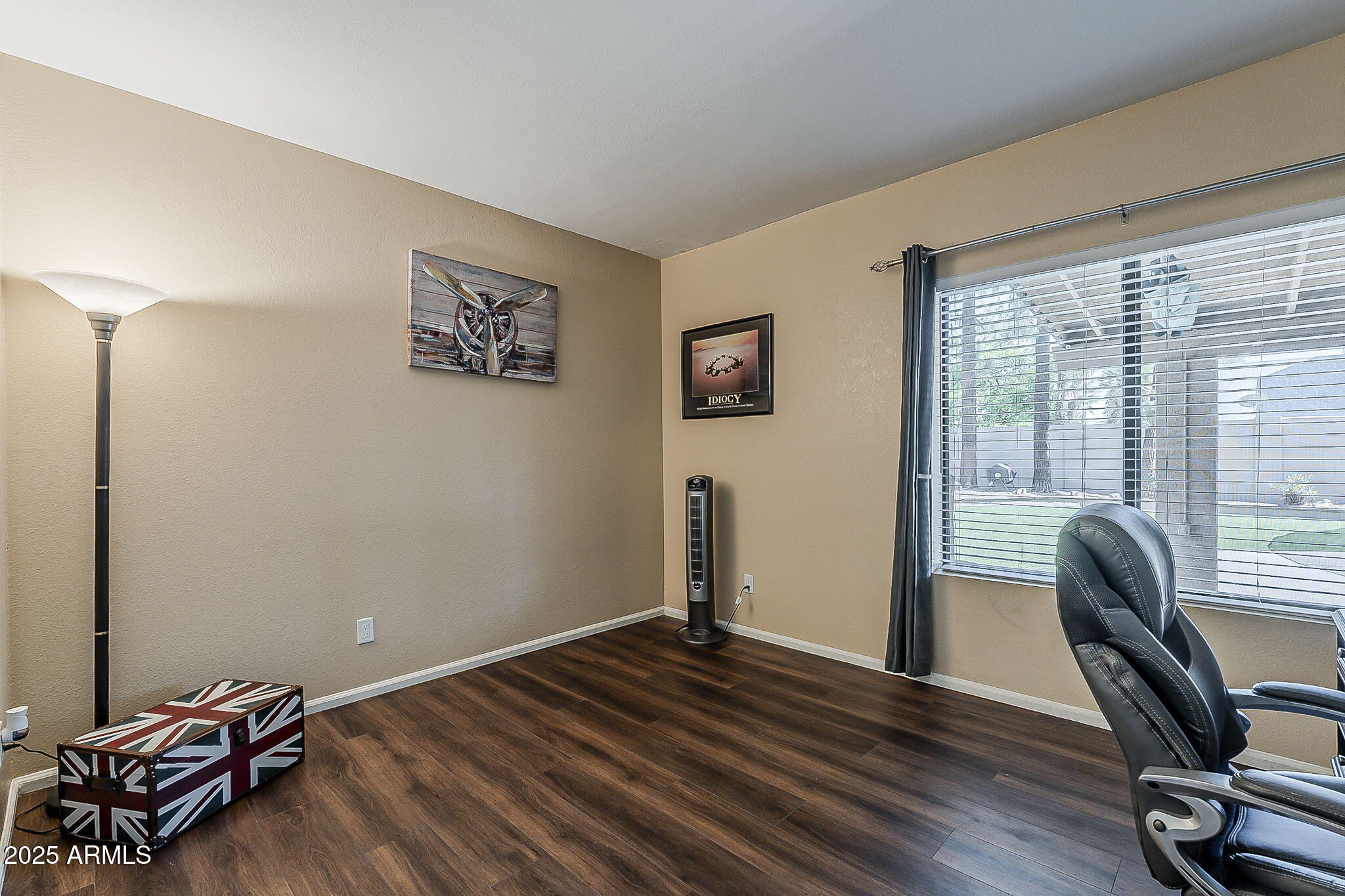 1927 East Ranch Road Tempe, AZ 85284 - Photo 19 of 64 a view of a workspace with wooden floor