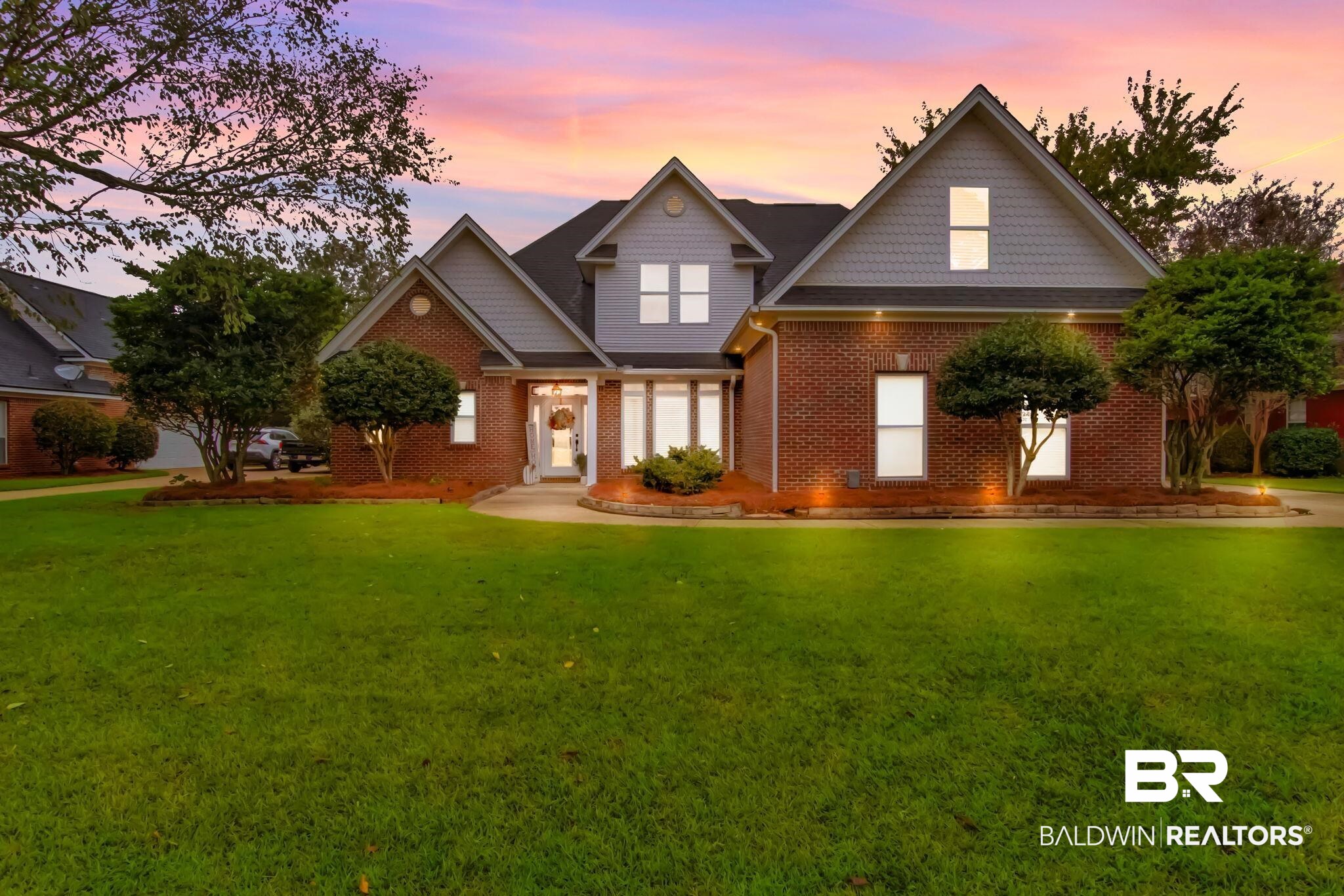 9002 Parliament Circle Daphne, AL 36526 - Photo 72 of 73 View of front of home featuring a lawn