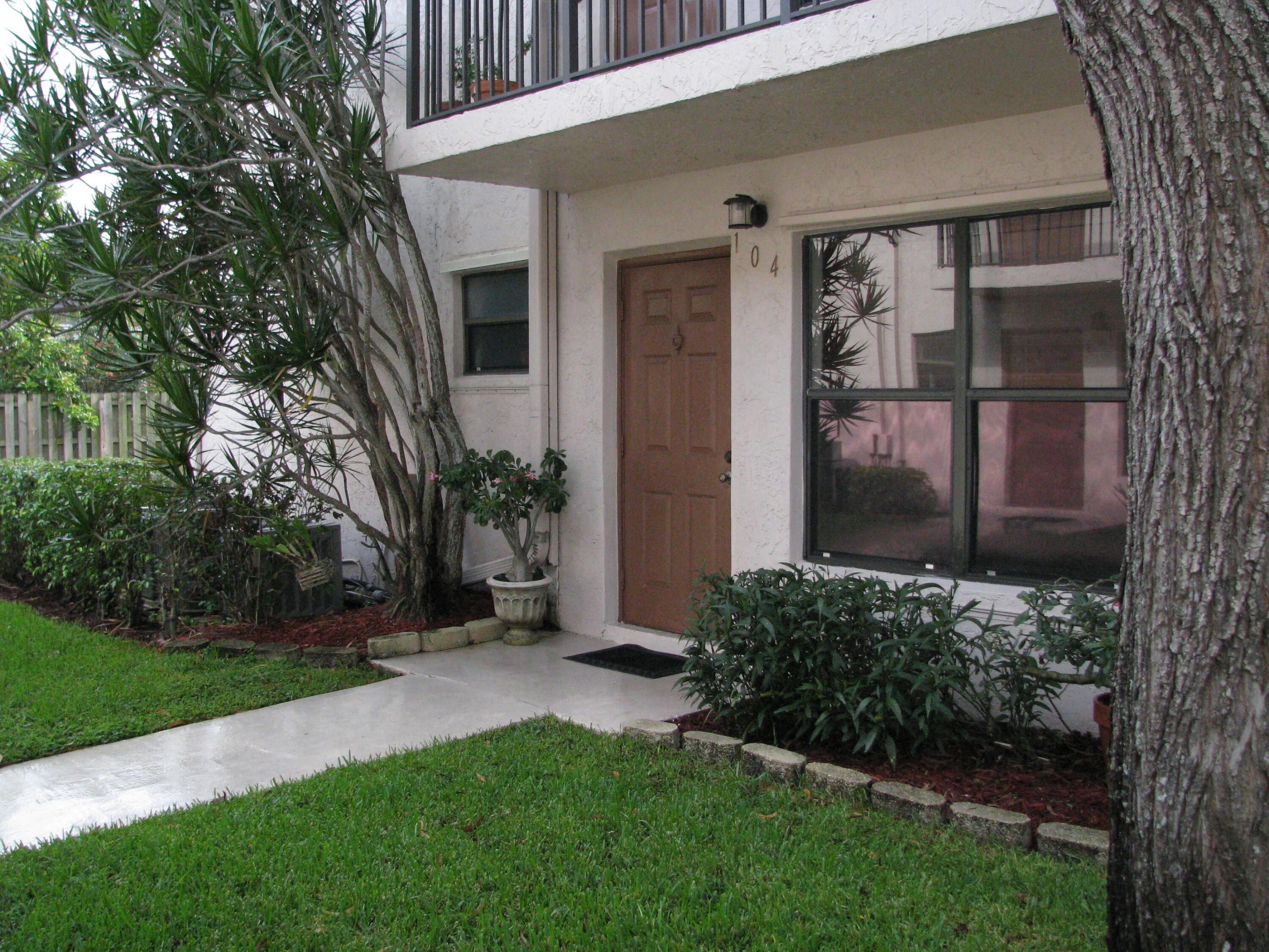 a view of backyard with a garden and plants