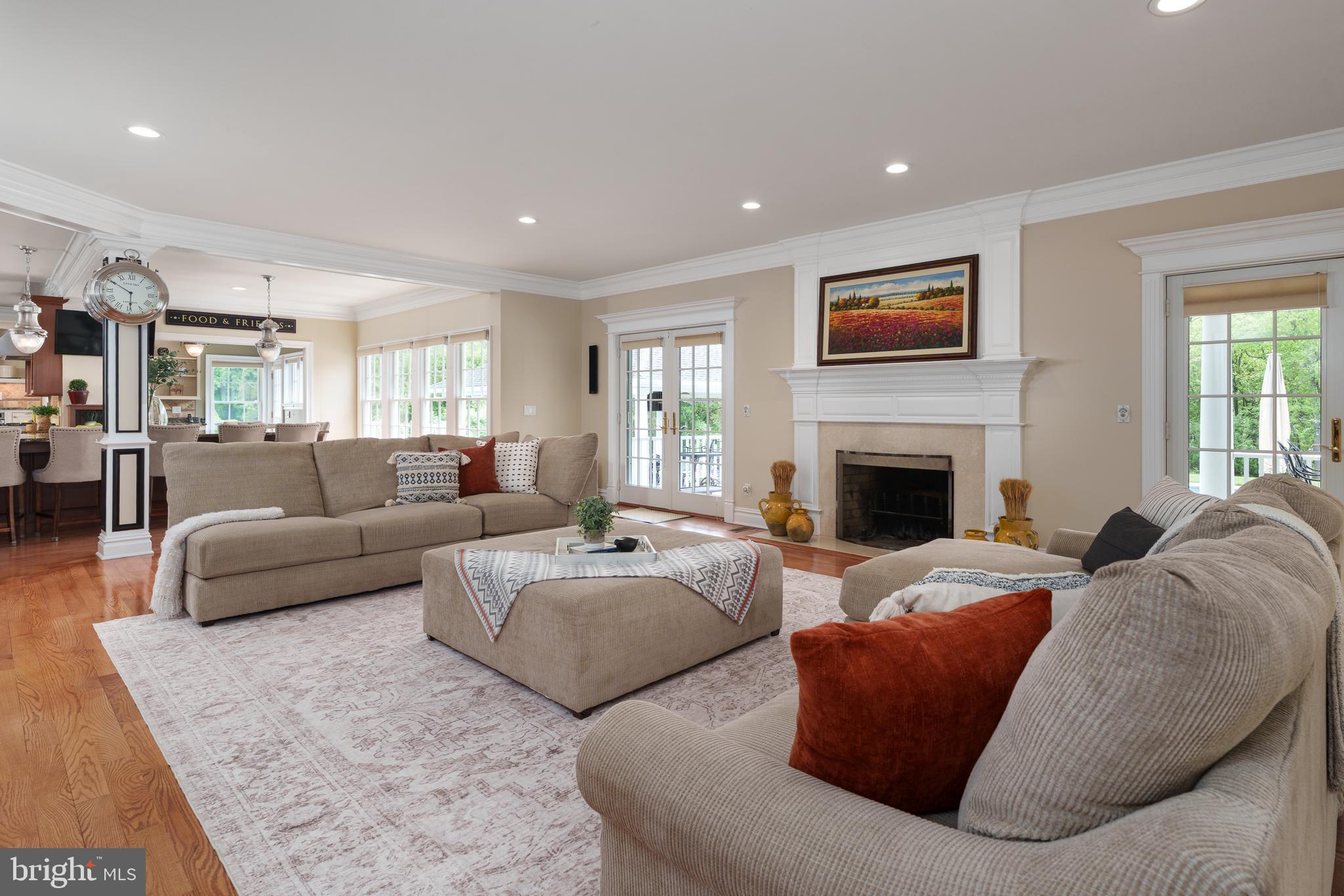 24 Michael Way Pennington, NJ 08534 - Photo 14 of 50 Family Room with wood burning fireplace