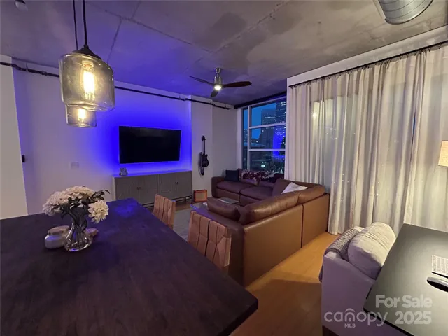 a very nice looking room with a large window