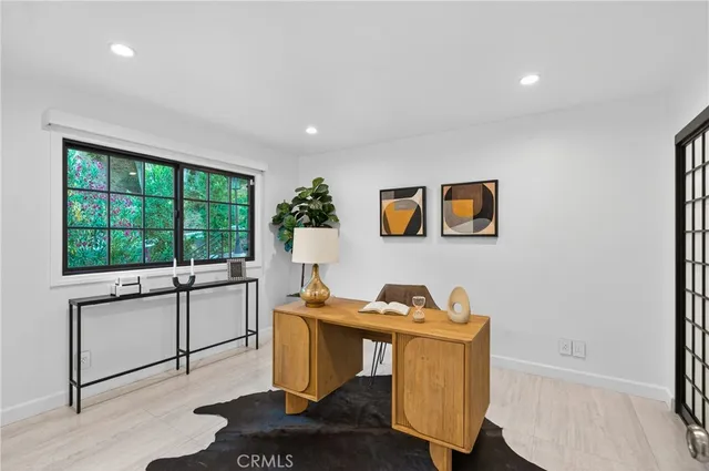 a room with furniture and window