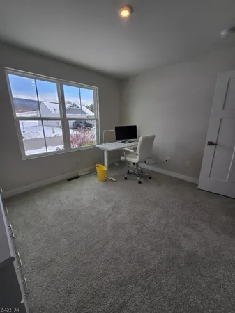 a view of workspace with a window