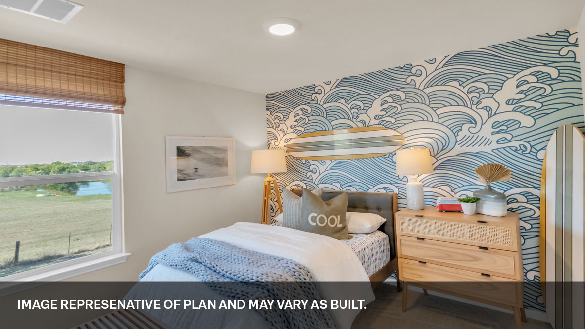 118 Morning Glory Loop Kyle, TX 78640 - Photo 29 of 32 a bedroom with a bed and a window