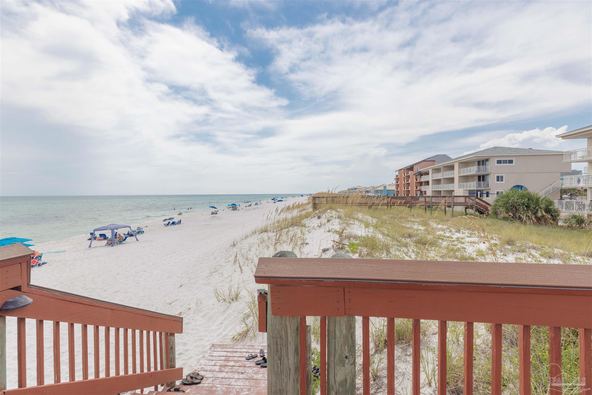 1111 Fort Pickens Road, Unit 312 Pensacola Beach, FL 32561 - Photo 38 of 40 a view of a balcony with an outdoor space