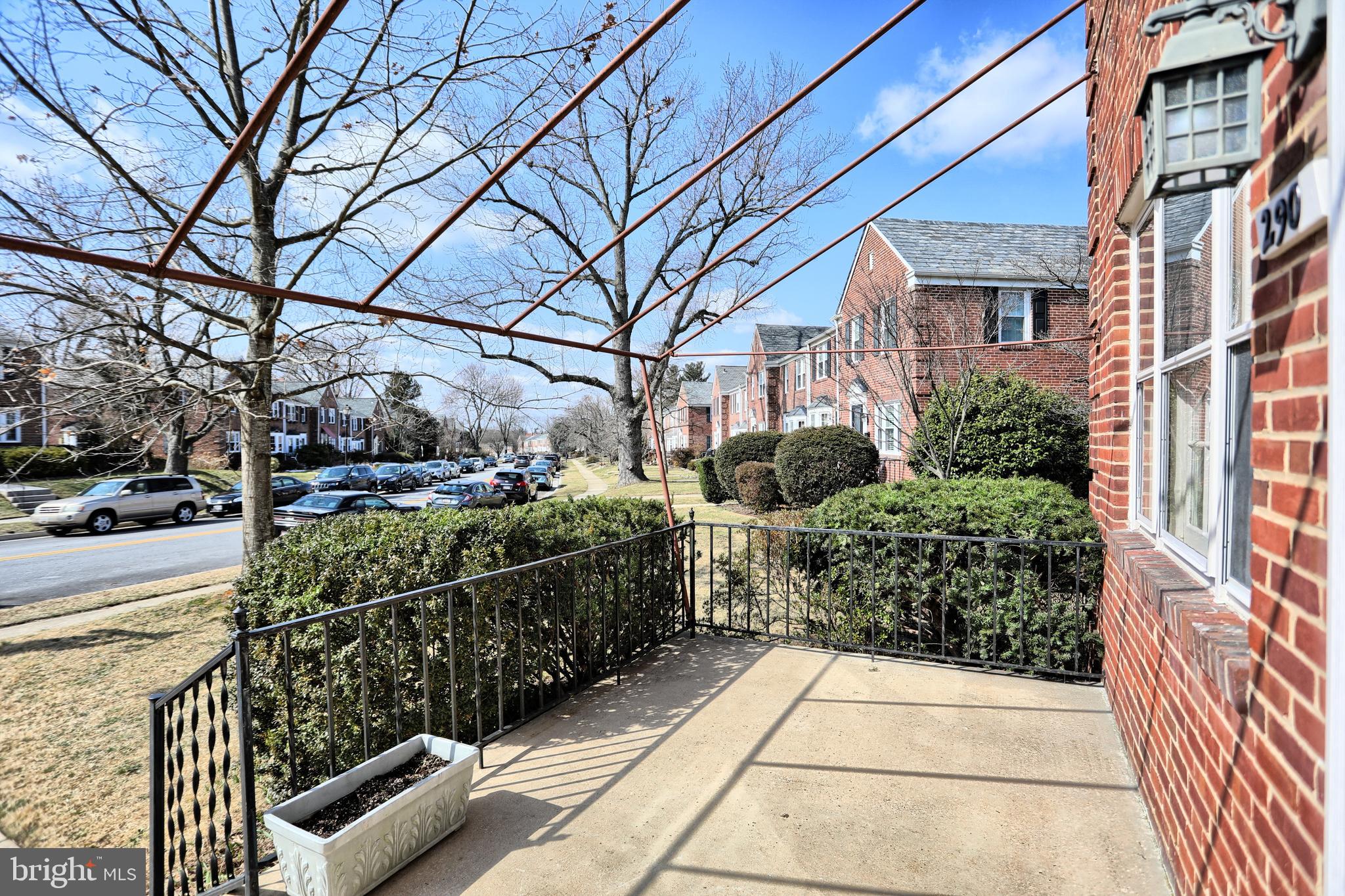 290 Stanmore Road Baltimore, MD 21212 - Photo 3 of 24 Street view from the porch