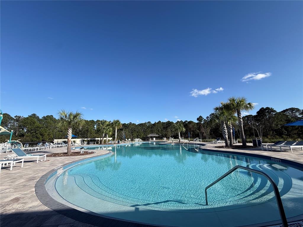 2731 House Finch Road Harmony, FL 34773 - Photo 81 of 95 a view of a swimming pool with a lake view and mountain view