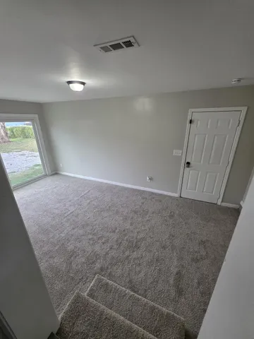 a backyard of a house