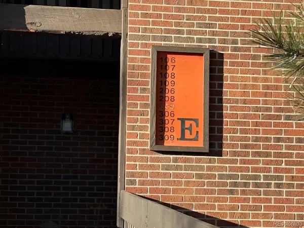 a view of a door of the house