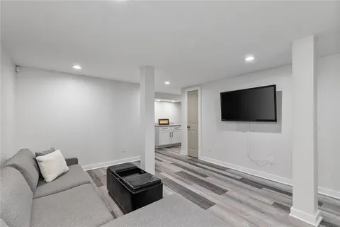 wooden floor in an empty room