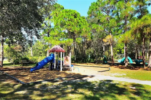 a view of outdoor space with playground