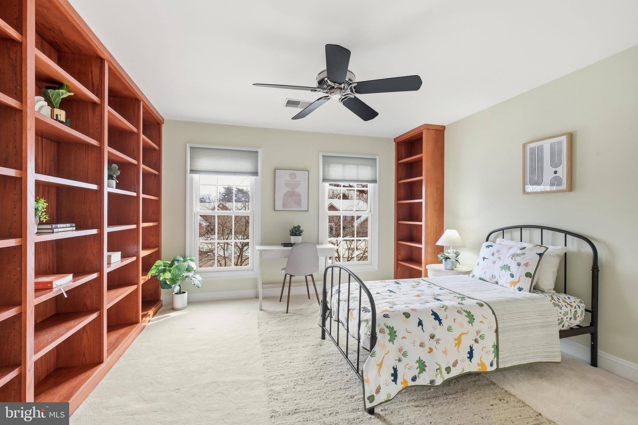 10405 Sandringham Court Potomac, MD 20854 - Photo 55 of 85 a bedroom with a bed furniture and a window