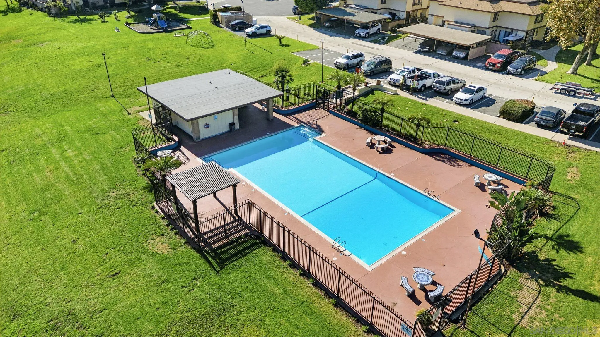 262 Rancho Drive, Unit C Chula Vista, CA 91911 - Photo 23 of 29 an aerial view of a tennis ground and a lots of green space