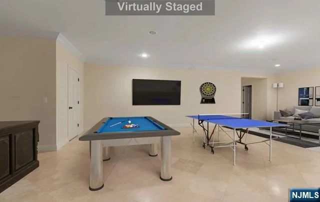 an aerial view of a house with yard swimming pool and outdoor seating