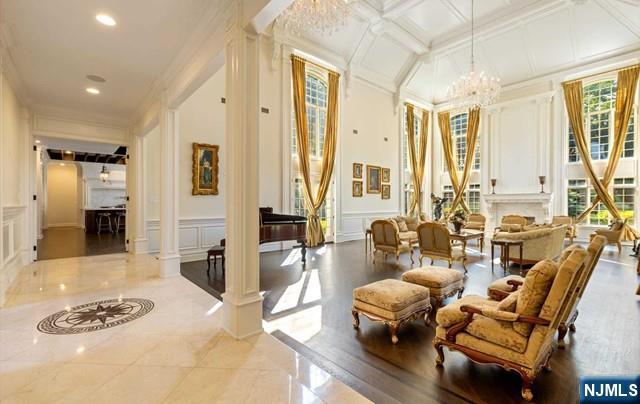 51 Chestnut Ridge Road Saddle River, NJ 07458 - Photo 6 of 45 a living room with furniture and a table