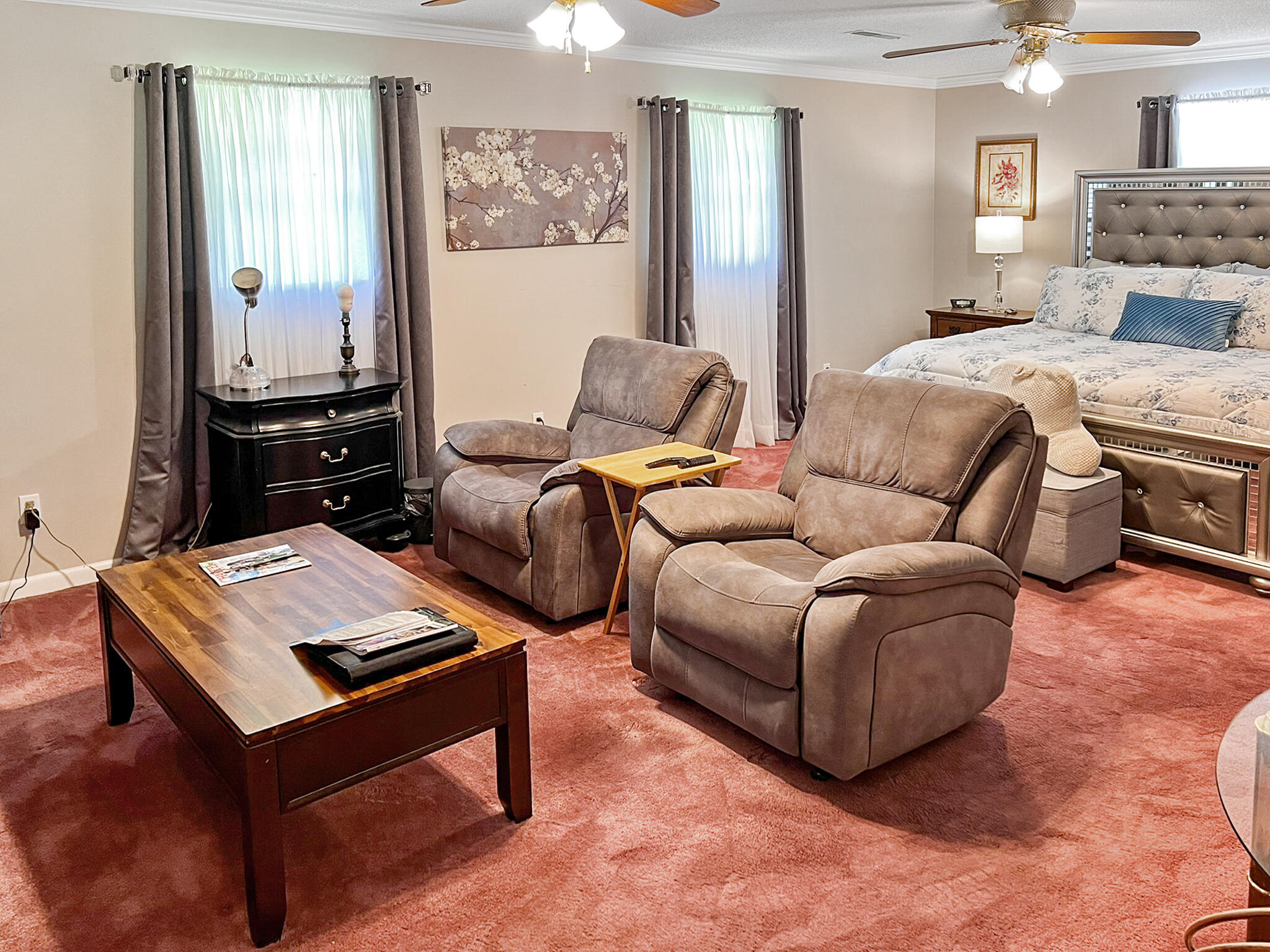 2025 Mt Pisgah Road Ringgold, GA 30736 - Photo 25 of 70 primary bedroom with sitting area