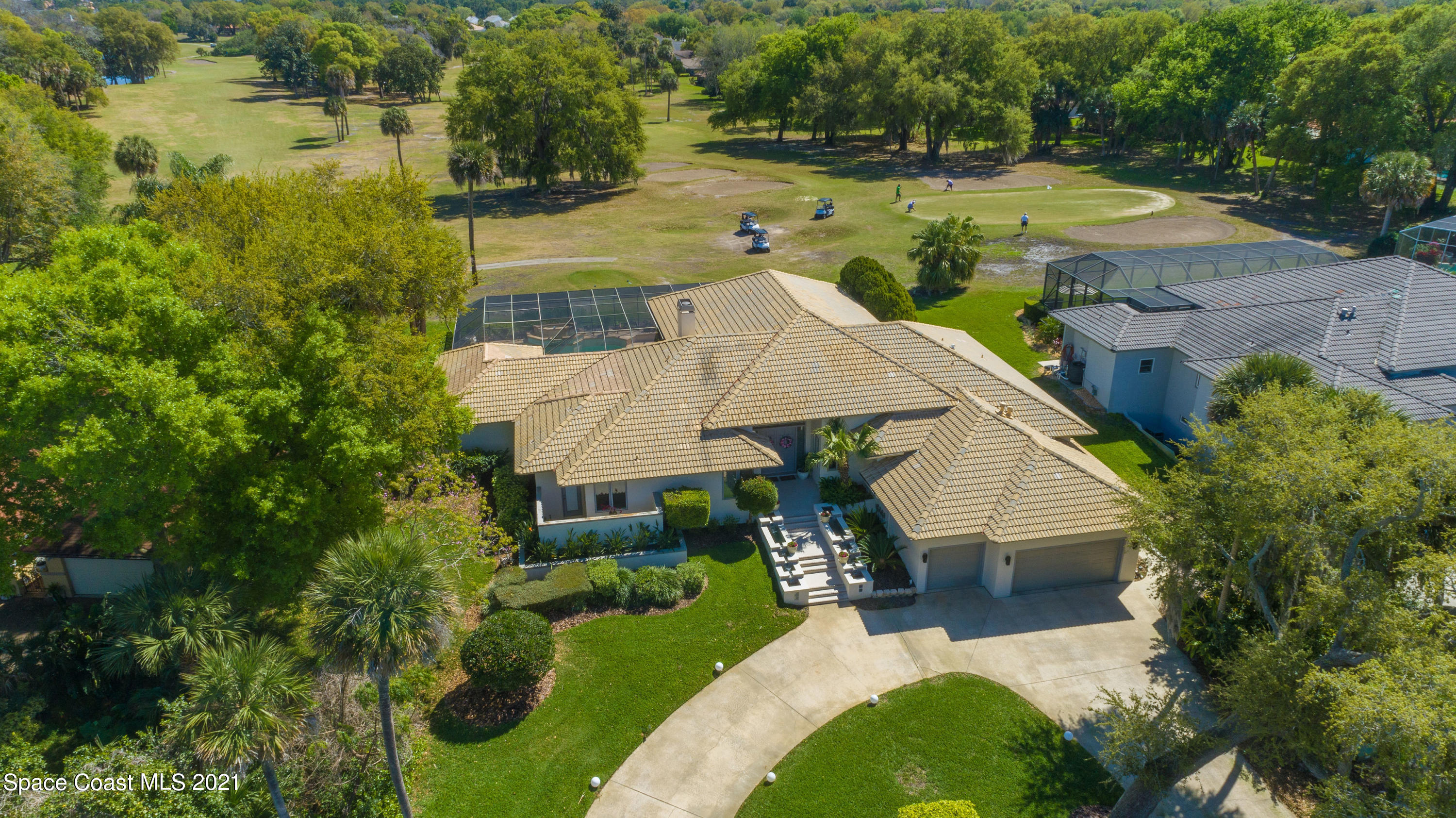 3835 Raney Road Titusville, FL 32780 - Photo 4 of 55 an aerial view of a house