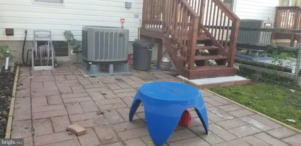 a backyard of a house