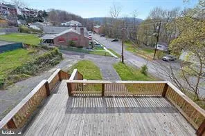 a view of city from a balcony