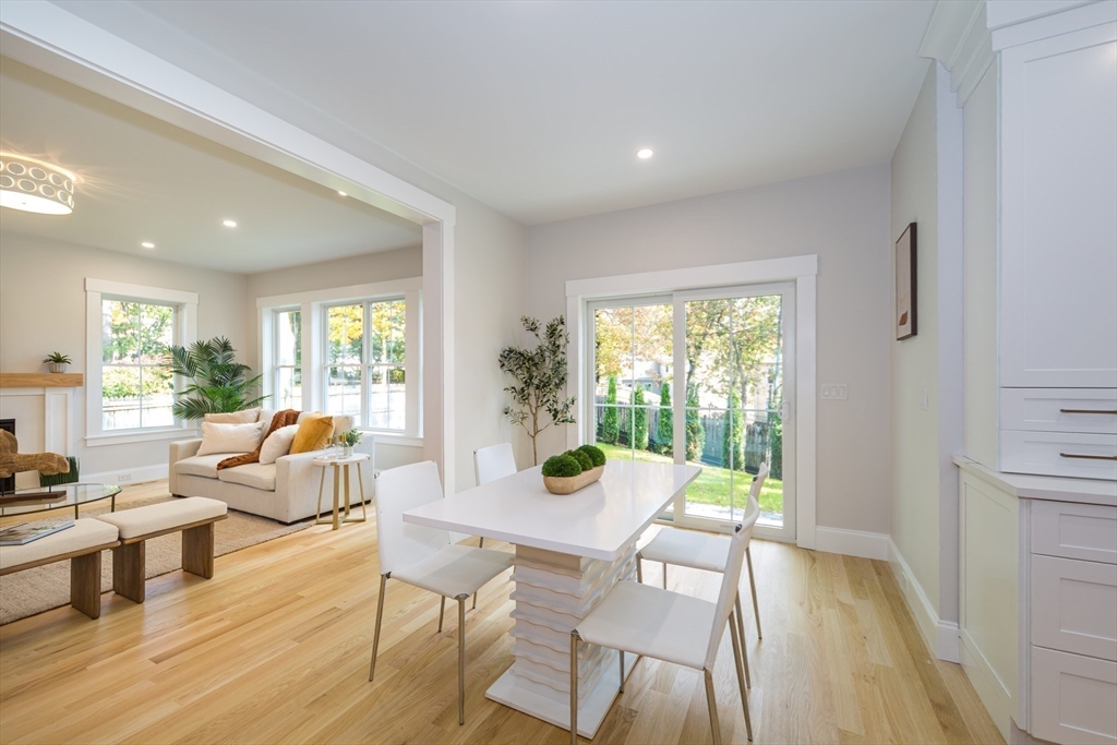 3 Ferndale Road Natick, MA 01760 - Photo 12 of 40 a view of a dining room with furniture window and wooden floor