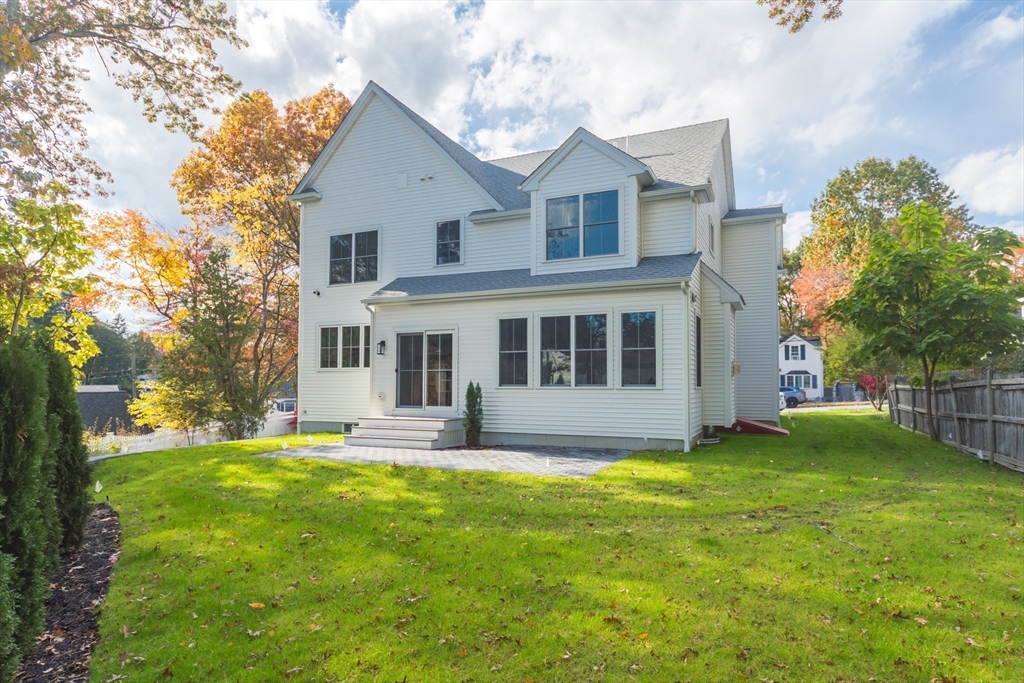 3 Ferndale Road Natick, MA 01760 - Photo 38 of 40 a view of a house with a yard porch and sitting area