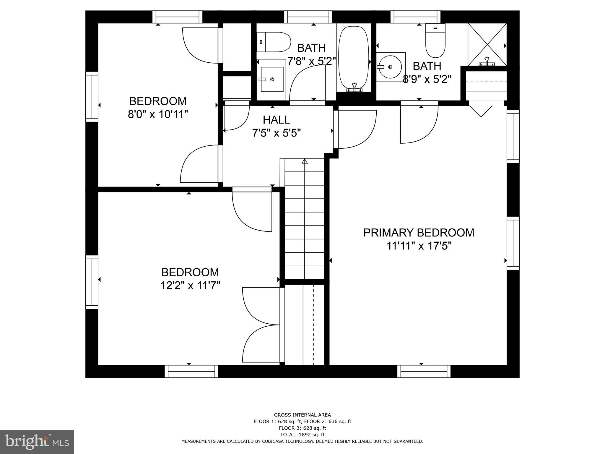 901 Locustvale Road Towson, MD 21204 - Photo 38 of 42 Upper Level Floor Plan