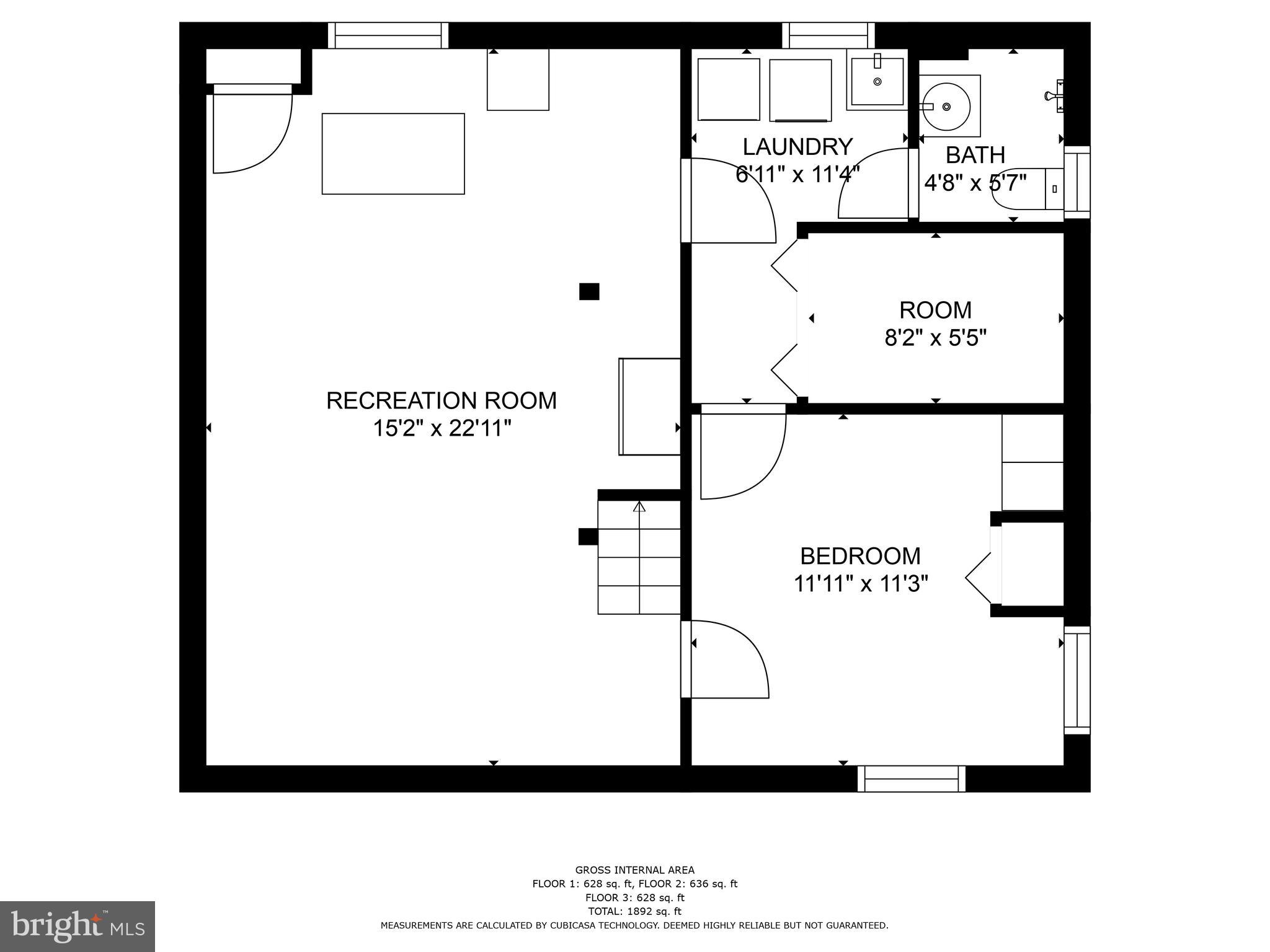 901 Locustvale Road Towson, MD 21204 - Photo 40 of 42 Lower Level Floor Plan