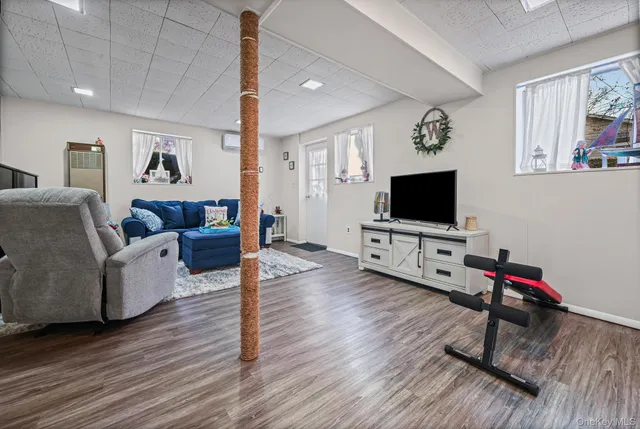 a kitchen with a refrigerator and a refrigerator