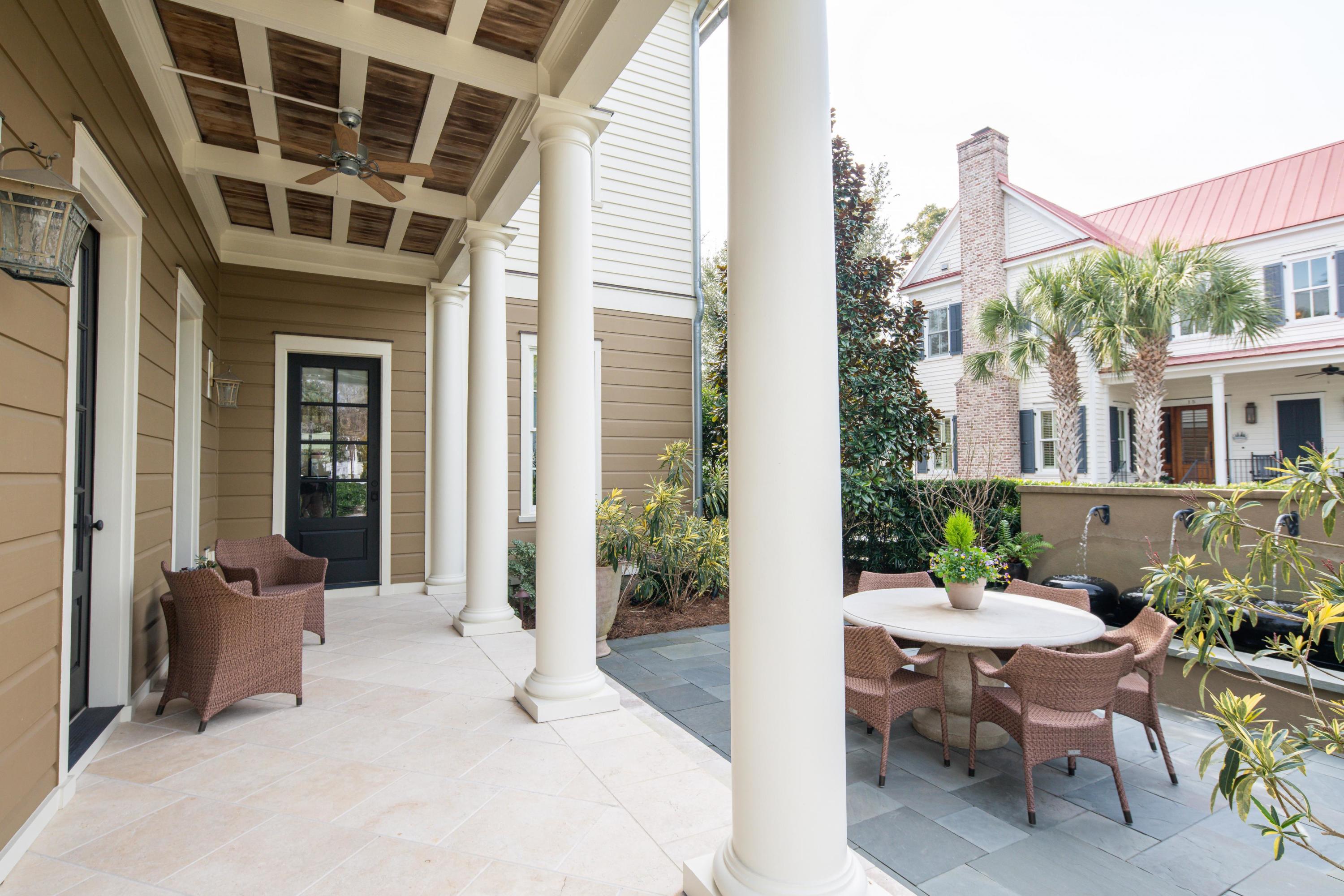 16 Edenton Road Mount Pleasant, SC 29464 - Photo 45 of 55 Front Porch and Courtyard