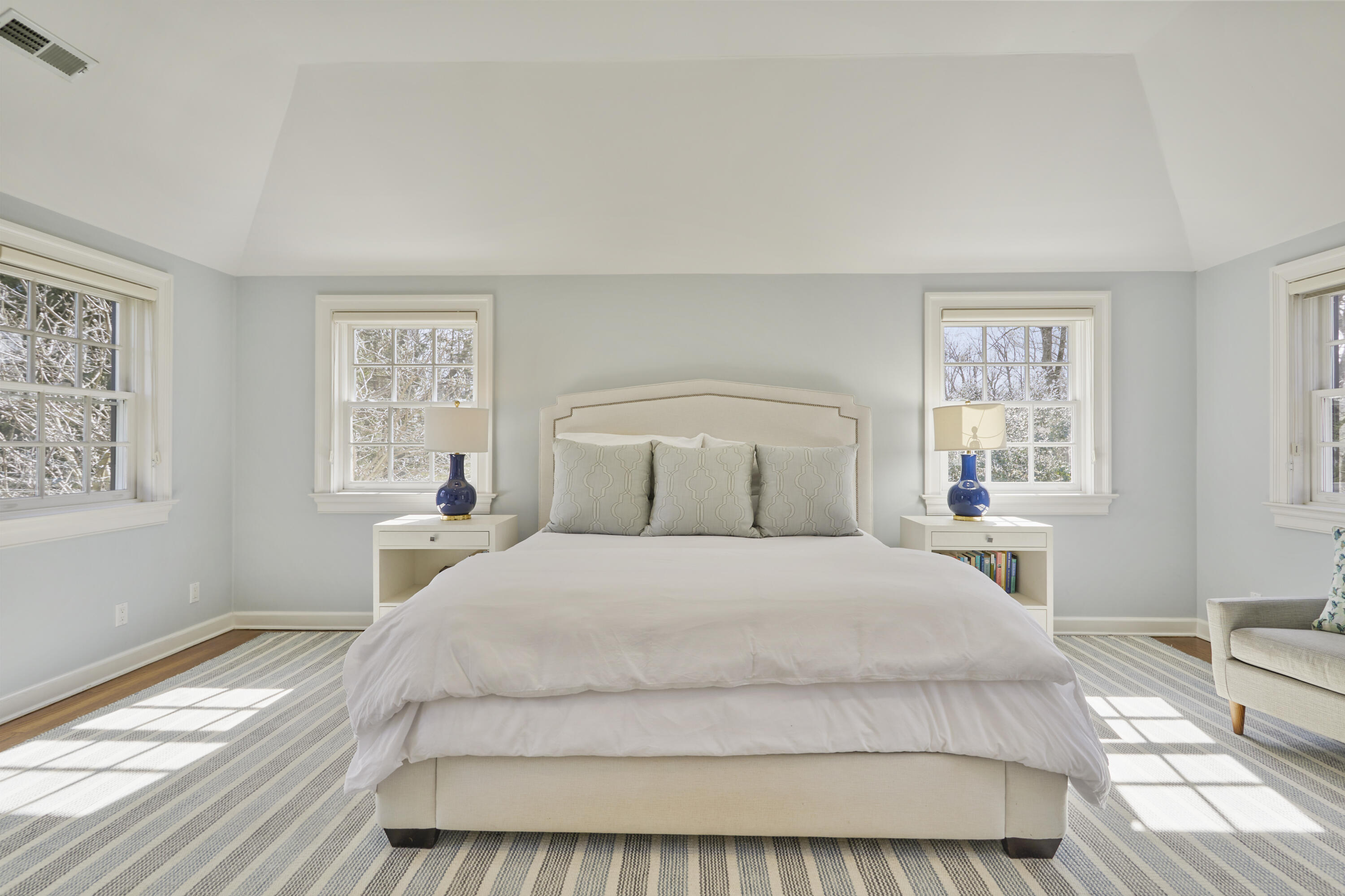 5 Driftway Lane Darien, CT 06820 - Photo 23 of 46 a bedroom with a large bed and a window