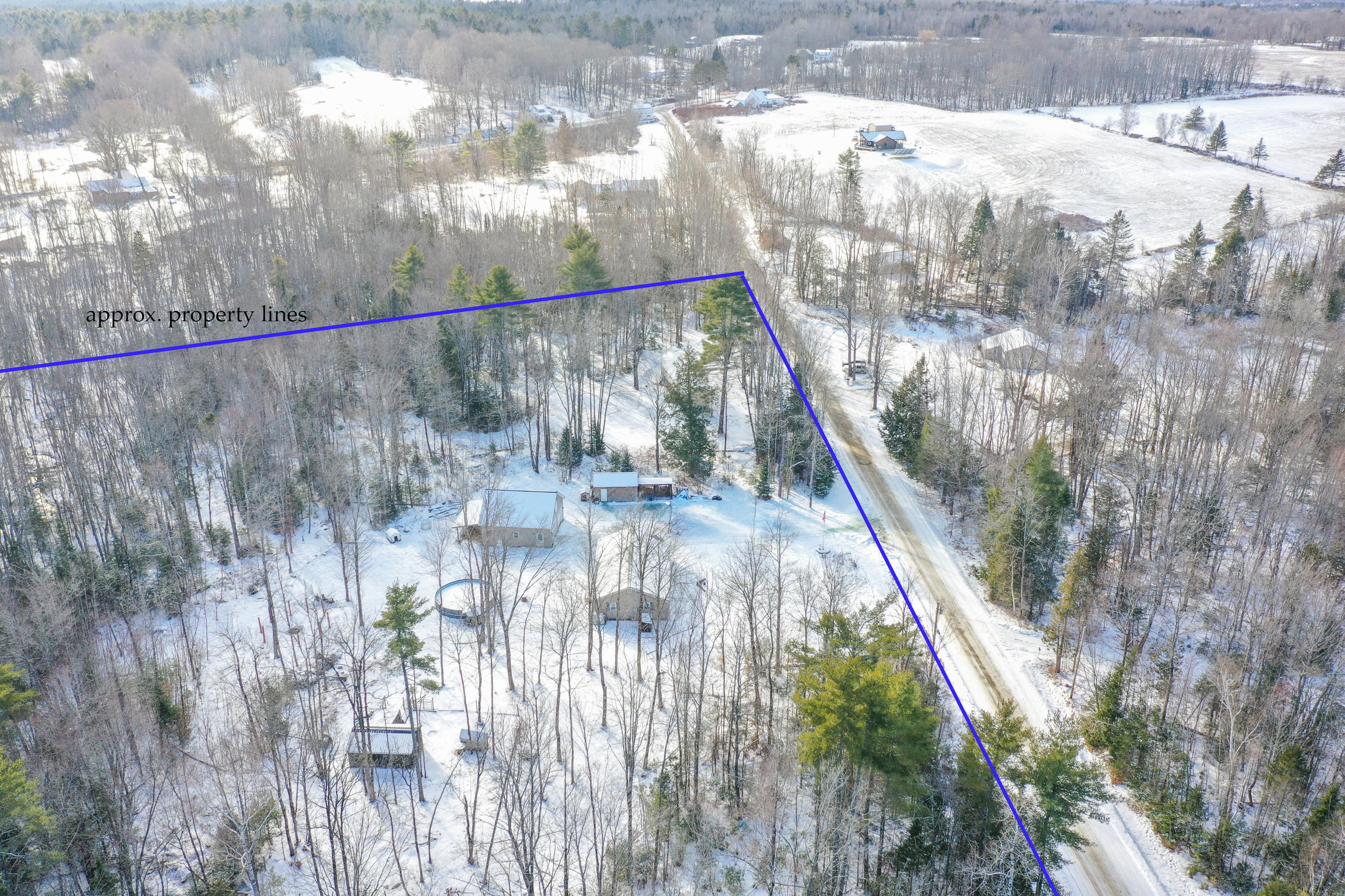 59 Rutland Road Troy, ME 04987 - Photo 25 of 37 Approximate Land Lines