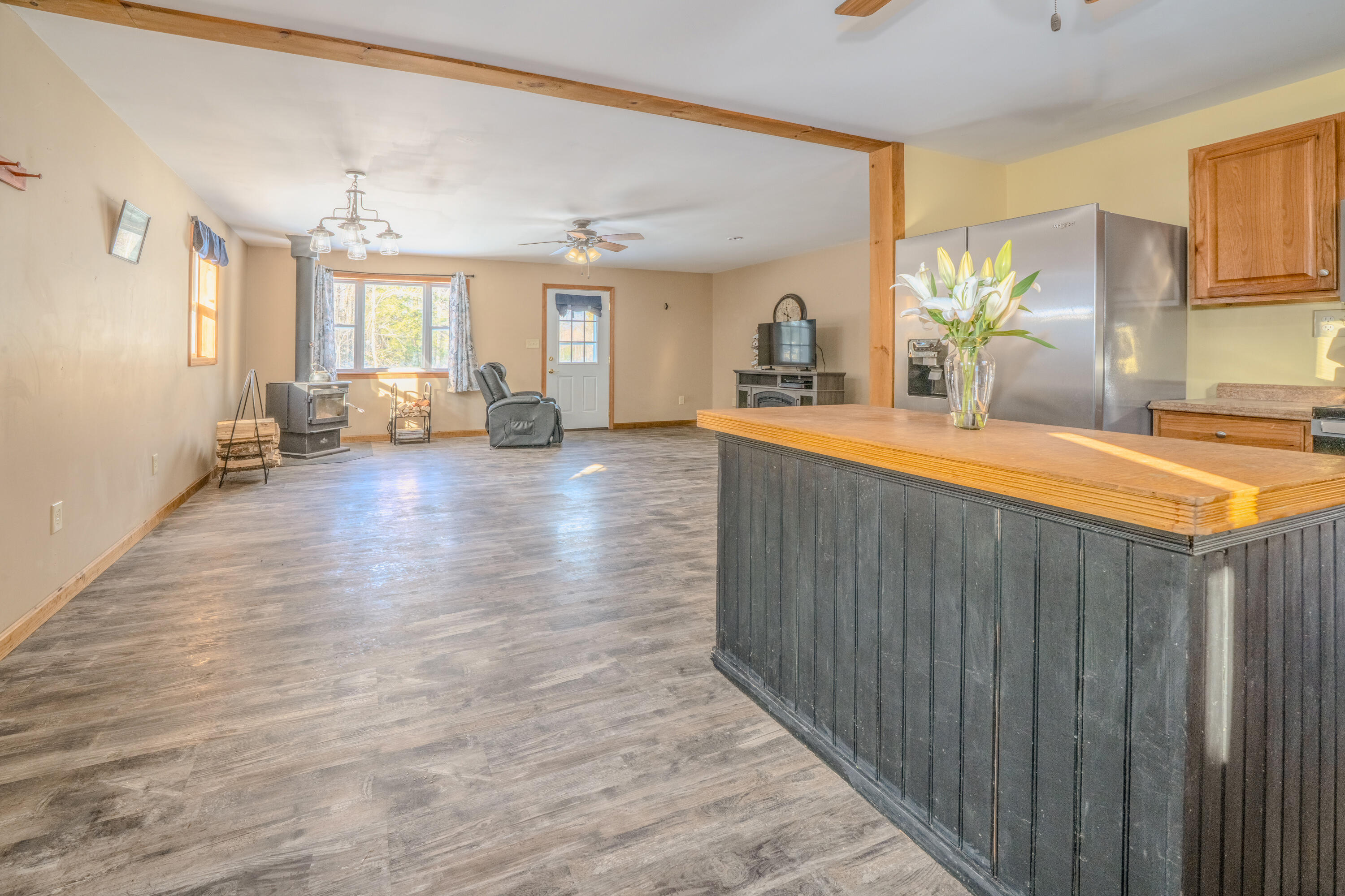 59 Rutland Road Troy, ME 04987 - Photo 7 of 37 Kitchen/Living