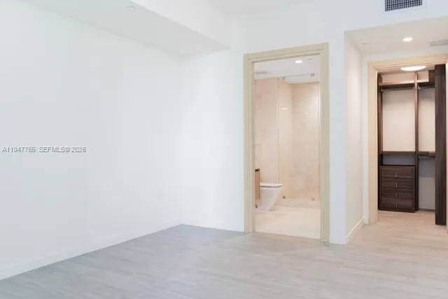 a view of an empty room