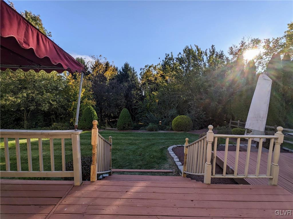 4422 Ammon Way Whitehall, PA 18052 - Photo 6 of 30 a view of a deck with a backyard